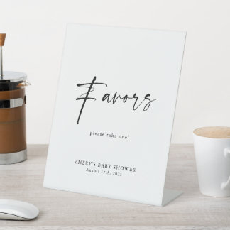 赤モダンちゃんシャワー 台座サイン