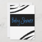 赤モダンちゃんシャワー 招待状 (正面)