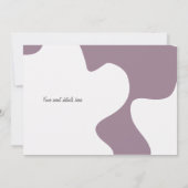 赤モダンちゃんシャワー 招待状 (裏面)