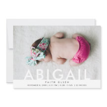 赤モダンちゃん少女の写真名誕生のお知らせ