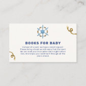 赤モダンちゃん航海のシャワー用の少年の本 エンクロージャーカード (正面)