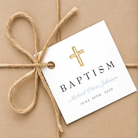 赤モダンちゃん青の台本宗教少年バプテスマ フェイバータグ