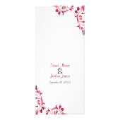 赤モダンつる植物フローラ – プログラム (正面)