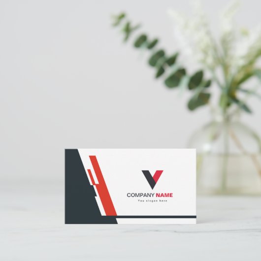 赤モダンと暗 名刺 (スタンド正面)