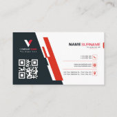 赤モダンと暗 名刺 (裏面)