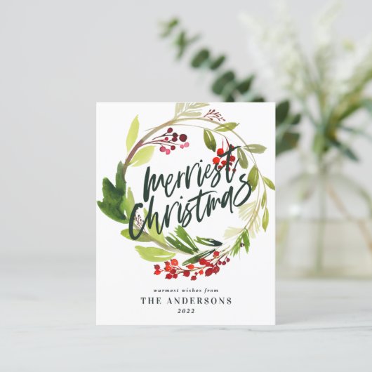 赤モダンと緑のクリスマスエレガント (スタンド正面)