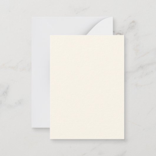 赤モダンと緑のクリスマスパーソナライズされたの ノートカード (裏面)