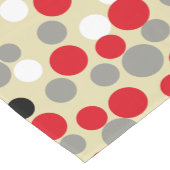 赤モダンと黒のテーブルランナー ショートテーブルランナー (コーナー)