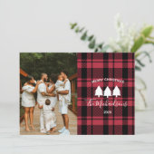 赤モダンと黒の格子縞の写真 シーズンカード (スタンド正面)