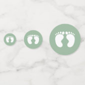 赤モダンん坊が緑にシャワー男女兼用 コンフェッティ (正面)