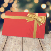 赤モダンギフト金弓 |休日 プレイスカード