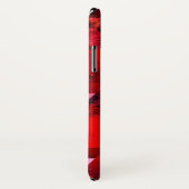 赤モダングランジ抽象芸術 Case-Mate iPhoneケース (裏面/右)