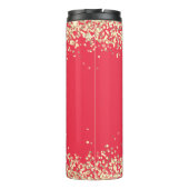 赤モダングリッターモノグラム聴診器ナース タンブラー (裏面)