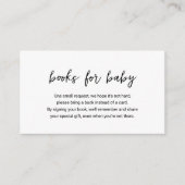 赤モダンシンプルミニマルシャワー用の本 エンクロージャーカード (正面)