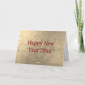 赤モダンタイポグラフィジョイ非写真 シーズンカード (裏面)