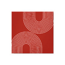 赤モダンデザイン