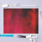 赤モダンデザイン 薄葉紙 (クラフト)