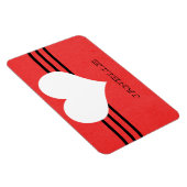 赤モダンハートフレキシ磁石 マグネット (右側)