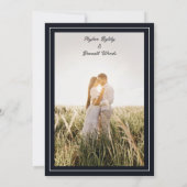 赤モダンバラ 招待状 (裏面)