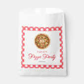 赤モダンピエレガントザパーティー誕生会 フェイバーバッグ (正面)