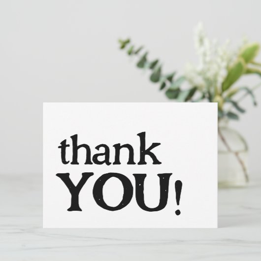 赤モダンミニマルちゃんシャワーサンキューカード 招待状 (スタンド正面)