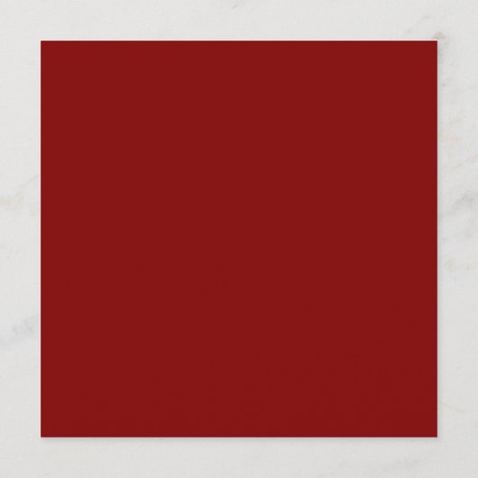 赤モダンミニマル赤の結婚披露宴 メニュー (裏面)