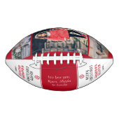 赤モダンメリークリスマスグランドパフォトコラージュ アメリカンフットボール (正面)