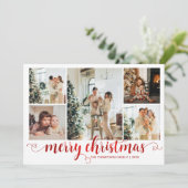 赤モダンメリークリスマスハート脚本5写真 シーズンカード (スタンド正面)