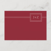 赤モダンモノグミニマルラムQRコード詳細 エンクロージャーカード (裏面)