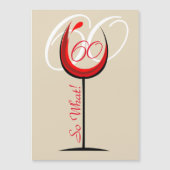 赤モダンワやる気を起こさせるイングラス60誕生日 (正面)