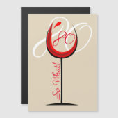 赤モダンワやる気を起こさせるイングラス80誕生日 (正面/裏面)