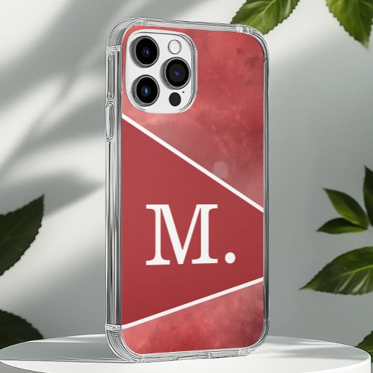 赤モダン一文字 Case-Mate iPhoneケース