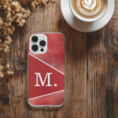 赤モダン一文字 Case-Mate iPhoneケース