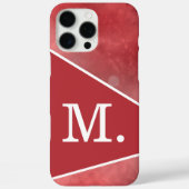 赤モダン一文字 Case-Mate iPhoneケース (裏面)
