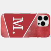 赤モダン一文字 Case-Mate iPhoneケース (裏面 (横))