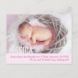 赤モダン児の写真の発表はがき 案内ポストカード