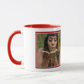 赤モダン写真卒業 マグカップ (左)