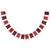 赤モダン卒業祝賀会 バンティングフラッグ (全)