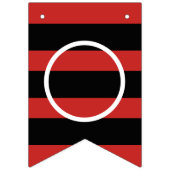 赤モダン卒業祝賀会 バンティングフラッグ (第2の旗)