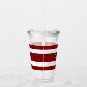 赤モダン名スクリプト アクリルタンブラー (右)