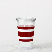 赤モダン名スクリプト アクリルタンブラー (裏面)