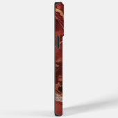 赤モダン大理石 Case-Mate iPhoneケース (裏面 / 右)