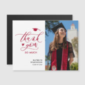 赤モダン字エレガント卒業 (正面/裏面)