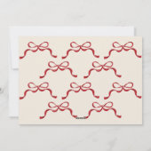 赤モダン弓オーバルフォトハッピー シーズンカード (裏面)