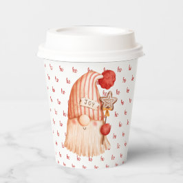 赤モダン文字ホホホホグノミーズ 紙コップ