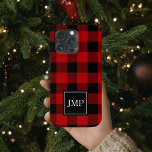 赤モダン水牛のプレイド |個人イニシャル iPhone 13 PROケース<br><div class="desc">Zazzleで独占的に利用可能モダンな私たちの赤バッファロープライド個人イニシャル製品であなたのスタイルを高める！あなたはお使いのワードローブに素朴な魅力のtouchを追加するか、完璧な贈り物を探すかどうかパーソナライズされた、この製品はあなたのためだけに設計されている。</div>