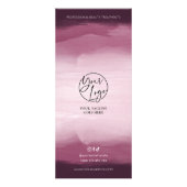 赤モダン水色サロン業価格表 ラックカード (裏面)