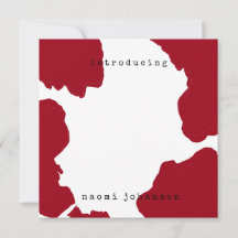 赤モダン水色ベビー発表