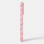 赤モダン波日本の幾何パターン Case-Mate iPhoneケース (裏面 / 右)