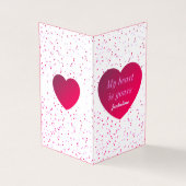 赤モダン白スタイリッシュハートバレンタインデー (外部)